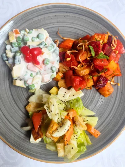 My Garden Court Special Salad is a crisp, colourful celebration of summer on your plate. Made with love and loaded with goodness.