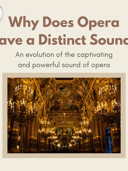 An informational post explaining the unique sound of Opera. As part of our mission, we love to educate our audience about the history and techniques of the art forms we practice.