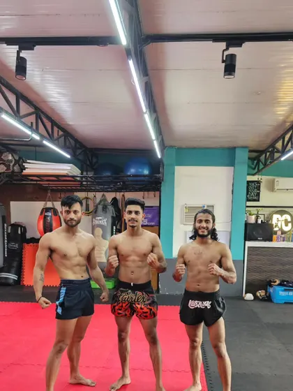 Another shot of our fighters, showcasing the lean and strong physique built through consistent combat training.