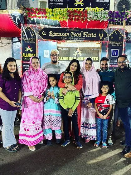 Another night filled with happy faces after eating scrumptious delicacies at Alamdar Caterers.