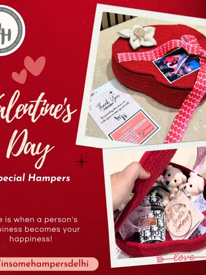 Love is when a person's happiness becomes your happiness. This Valentine's Day special hamper is designed to do just that, with a heart-shaped box and personalized touches.