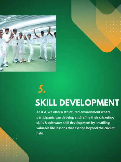 We offer a structured environment where participants develop their cricketing skills while also learning valuable life lessons that extend beyond the field.