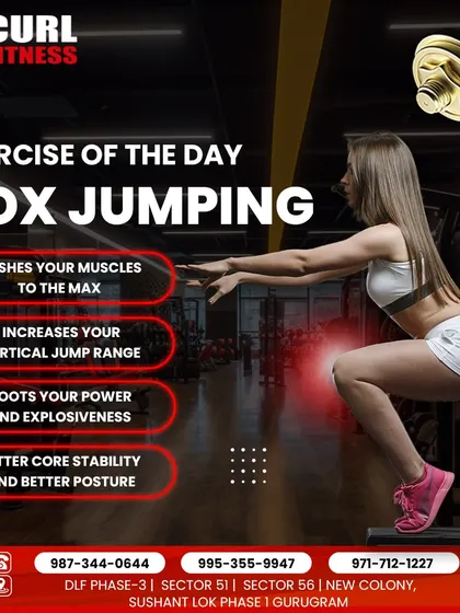 Exercise of the day: Box Jumps. This plyometric exercise is amazing for building explosive power, improving your vertical jump, and strengthening your core.