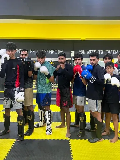 Our kickboxing class is focused on developing a full array of skills, including punches, kicks, knee strikes, and footwork to improve speed, technique, and fitness.