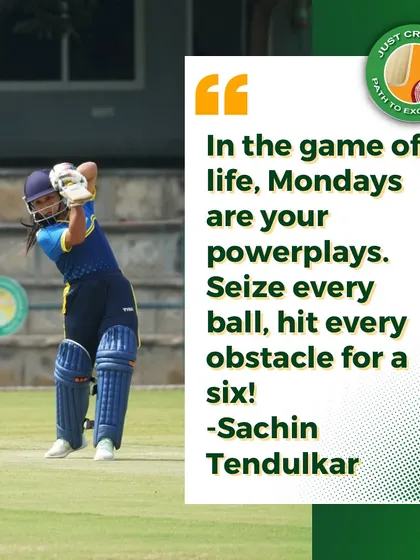 More weekly motivation to swing into the week with the spirit of a champion.