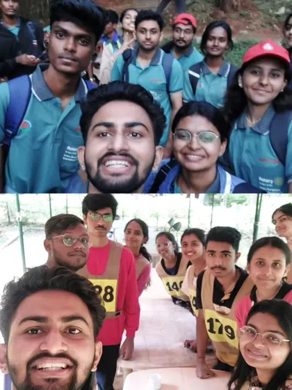 Selfies with fellow participants at the RYLA camp. It was three days packed with thrills and learning.