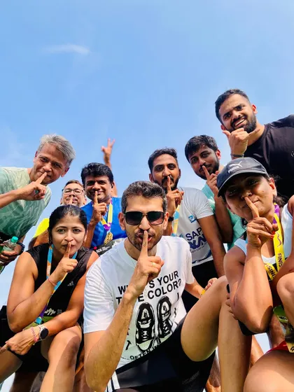Team LIFTR shows up! We love participating in running events like the TCWS10K and the Bengaluru Runners Jatare. It's amazing to see our members apply their strength and conditioning to new challenges.