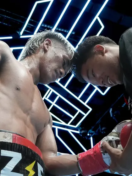 Head to head, heart to heart. The bond between a fighter and his corner is unbreakable.