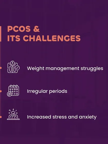 PCOS comes with challenges like weight management struggles, irregular periods, and increased stress. Pilates provides a holistic approach to help navigate these issues.