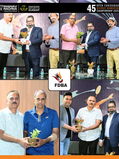 Welcoming our partners and guests for the district badminton championship. Strong local partnerships are key to building a thriving sports community.