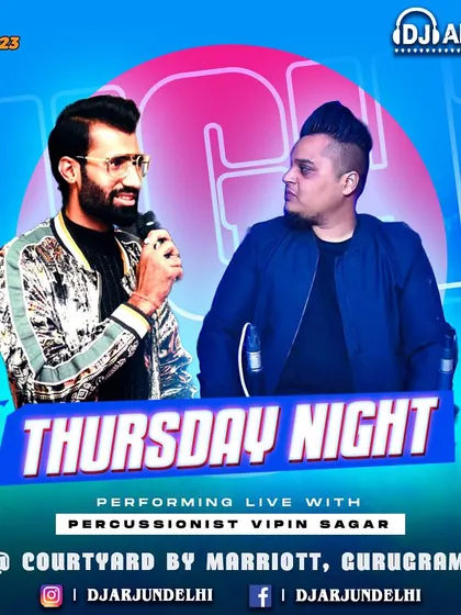Another one from my residency with percussionist Vipin Sagar. We know how to build the energy through the night, making sure every beat gets the crowd moving.
