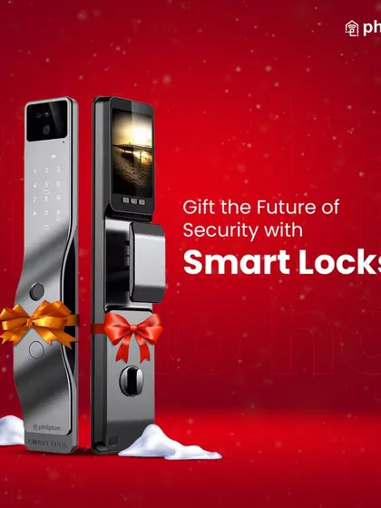 Gift the future of security. My smart locks, presented here with a festive touch, make for a thoughtful and practical gift that provides both safety and keyless convenience.