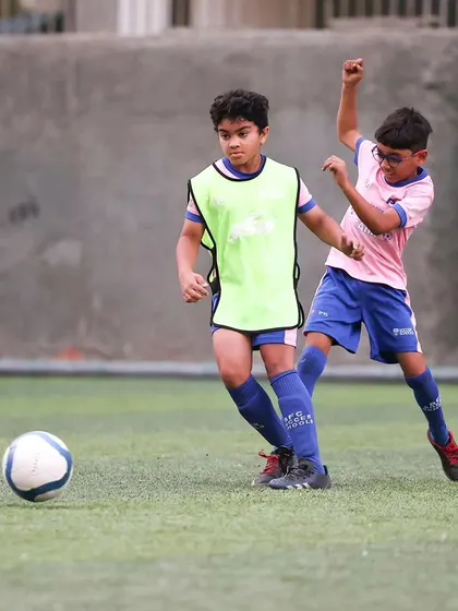 Action from our Pune Summer Camp, where players learn in a competitive and fun environment.