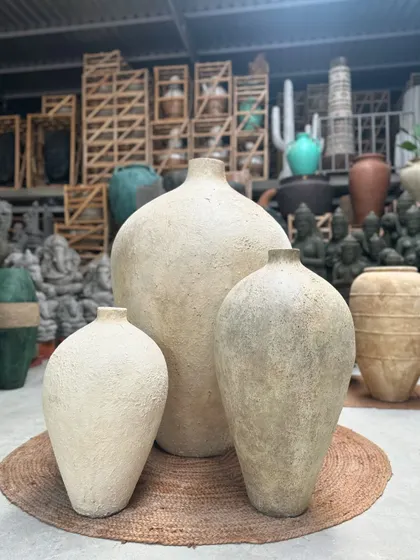 Another view of the 'Kembung' trio, showcasing their different sizes that create a lovely, layered effect.