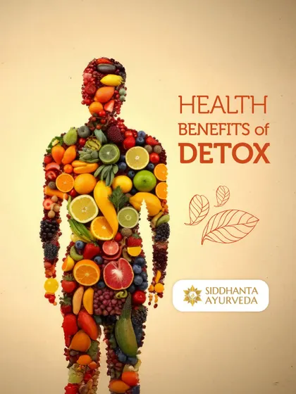 This visual represents how a detox, fueled by natural and pure foods, benefits the entire body. It is a comprehensive approach to health that nourishes you from the inside out.