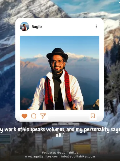 "My work ethic speaks volumes, and my personality says it all." Our Trip Captain, Ragib, letting his service and friendly nature speak for themselves.