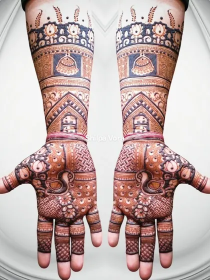 The same design on a different background, showing the clean lines and consistent patterns.