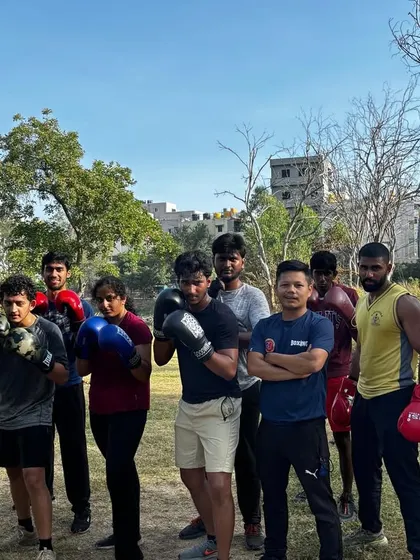 Another team photo from our outdoor training. Everyone puts in the work and supports each other.