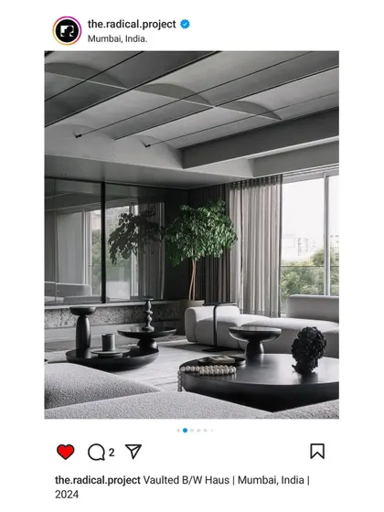 Thank you to The Radical Project for featuring our 'Vaulted B/W Haus' project on their platform.
