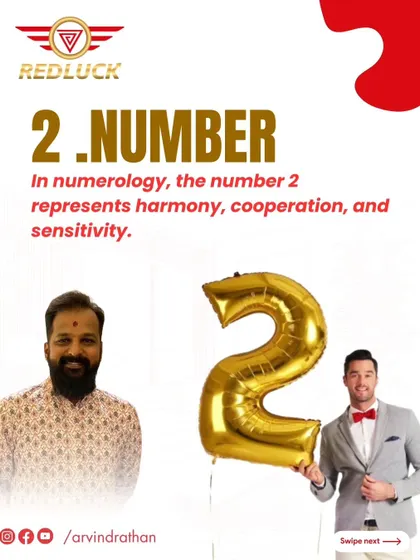 Number 2 represents harmony, cooperation, and sensitivity. It is the energy of a diplomat and a peacemaker who thrives in partnership.