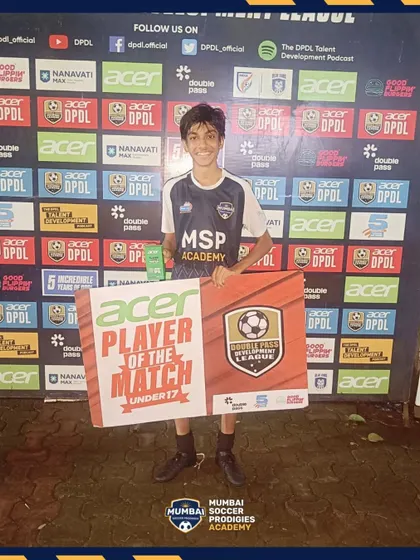 Another Player of the Match award for one of our talented U17 players.