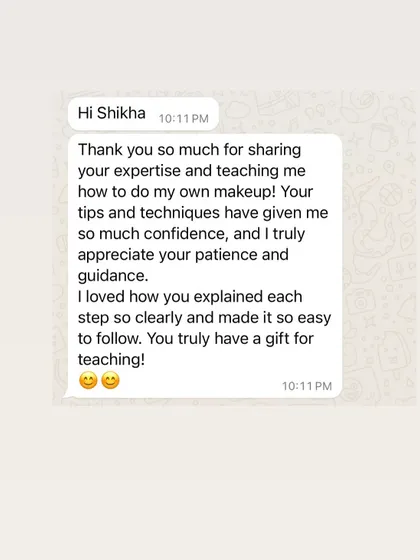 This student found my tips and techniques gave her so much confidence. She loved how clearly I explained each step, making it easy to follow.