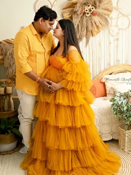 A warm and intimate couple's shot in my boho setup. The earthy tones and natural decor create a relaxed and loving atmosphere.