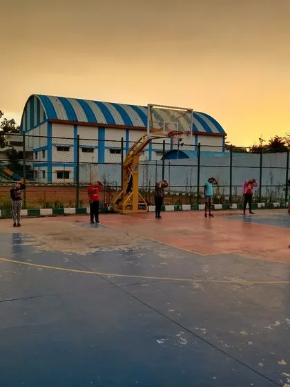 Our day starts together on the basketball court with essential warm-ups and stretching as the sun rises. We make sure every athlete's body is prepared for the session to maximize performance and prevent injuries.