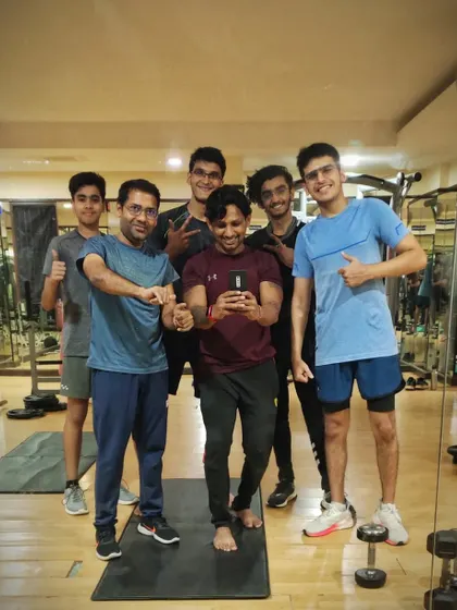 My junior fitness army. It's great to see young clients getting excited about fitness and supporting each other in the gym.