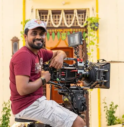 Behind the scenes with the Director of Photography on a large-scale commercial film set. This photo gives a sense of the professional equipment and collaborative team I work with to produce high-end advertising content.