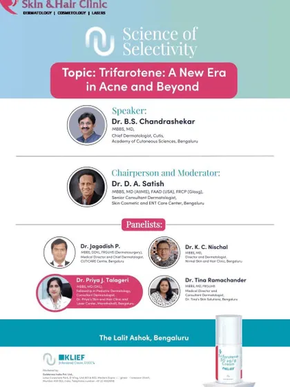 I was honored to be a panelist for this discussion on Trifarotene, a new era in acne management. Sharing insights with my peers is an important part of advancing our collective knowledge.
