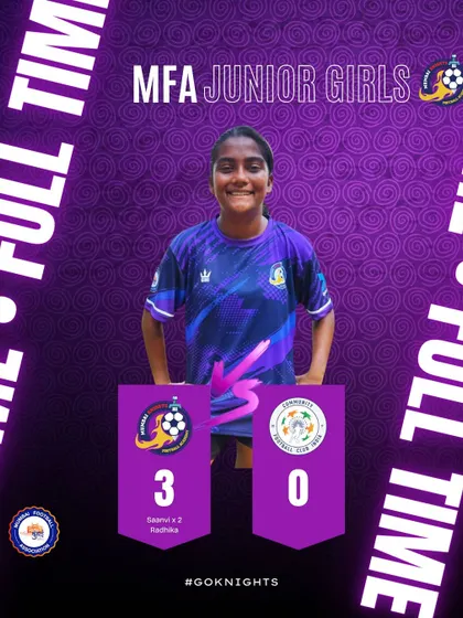 A solid 3-0 win for our Junior Girls, adding three more points to the table.