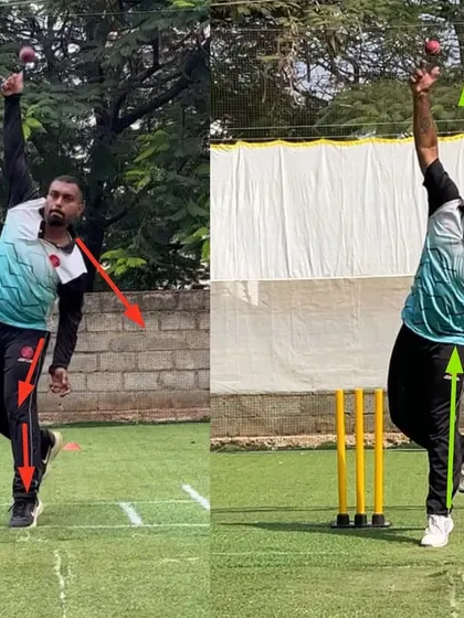 From a collapsing action to a powerful, upright release. This transformation shows how we correct fundamental flaws to help off spinners unlock their full potential.