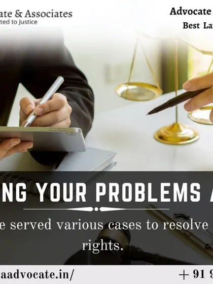 I focus on keeping your problems away by serving various cases to resolve clients' rights. This image shows a collaborative client meeting.