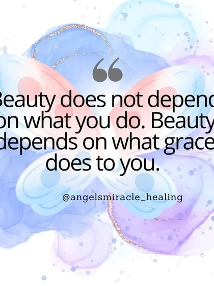 A beautiful teaching from a great Sikh guru. True beauty isn't about what you do or how you look; it depends on what grace does to you. It's about allowing the divine to work through you.