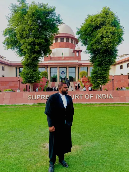 As an advocate at the Supreme Court of India, I stand for justice under the dome of truth. My work here is dedicated to upholding the law and fighting for the rights of my clients at the highest level of the Indian judicial system.