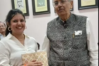 We were truly honored to be recognized for our work on the Maharani Lakshmi Ammanni College renovation. Here is our co-founder, Thanusha, accepting the award from the esteemed jury.