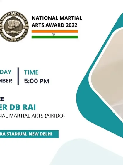 Master DB Rai, an expert in the traditional martial art of Aikido, was an awardee at the National Martial Arts Award 2022. We make it a priority to recognize specialists across a diverse range of martial disciplines.