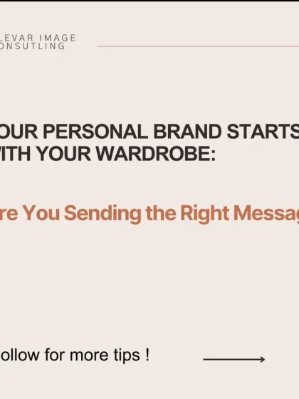 Your personal brand starts with your wardrobe. Are you sending the right message with your clothing choices? Let's make sure your style is aligned with your goals.