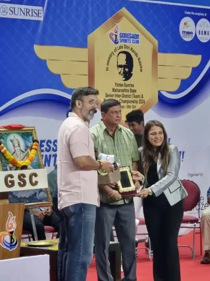 As a director of ShuttleCraze, it is always a pleasure to felicitate officials and contributors to the sport at events we organize.