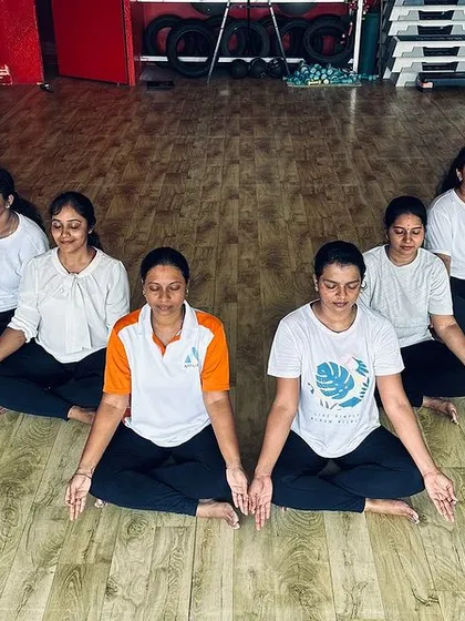 Celebrating World Yoga Day in the best way we know how. We formed a lotus circle to represent unity and peace.