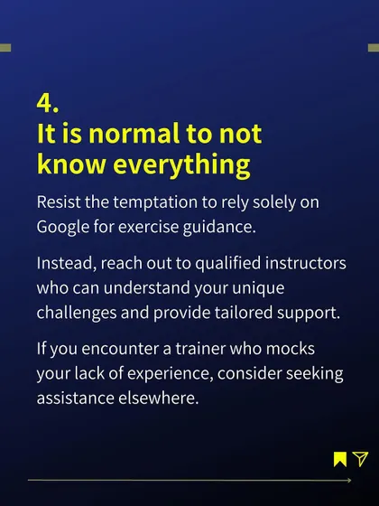 Tip 4: It is normal not to know everything. Reach out to qualified instructors who can understand your unique challenges and provide tailored support.