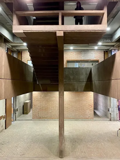 The iconic interior of the School of Architecture at CEPT University, my alma mater, designed by the master architect B.V. Doshi. Studying and now teaching within this phenomenal building is a constant reminder of the power of architecture to inspire.