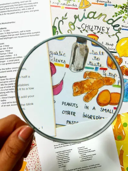 A work-in-progress shot from our design trials for the book. Every page and every memory is treated with care.