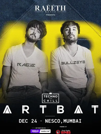 The flyer for my closing B2B set with my brother Ragie after Artbat in Mumbai. Christmas was extra mad that year.