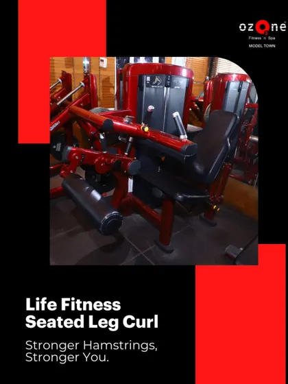 Isolate and strengthen your hamstrings with the Life Fitness Seated Leg Curl machine, a crucial component for balanced leg development and injury prevention.