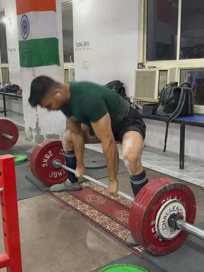 My student Raja deadlifting 230 kg for 3 reps. He is consistently getting stronger.