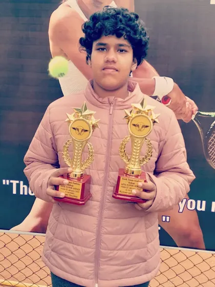 Swasti Singh had a great start to the year, winning the Doubles title and reaching the Singles final at the AITA U14 Super Series in Rohtak.