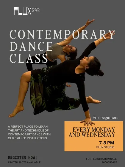 This is your invitation to join our contemporary dance class for beginners. It's the perfect place to learn the art and technique of contemporary dance with our skilled instructors.