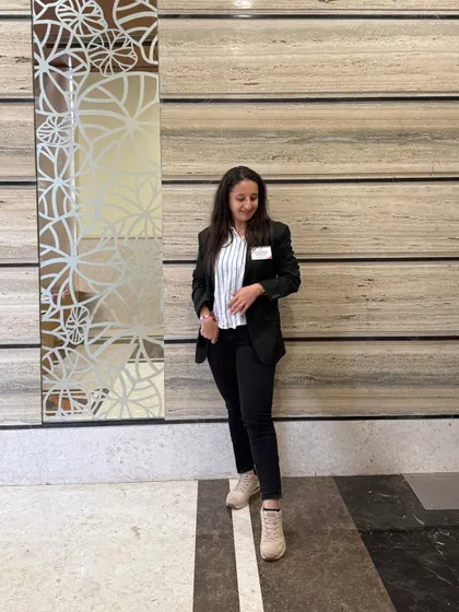 Another look at my corporate event outfit.
